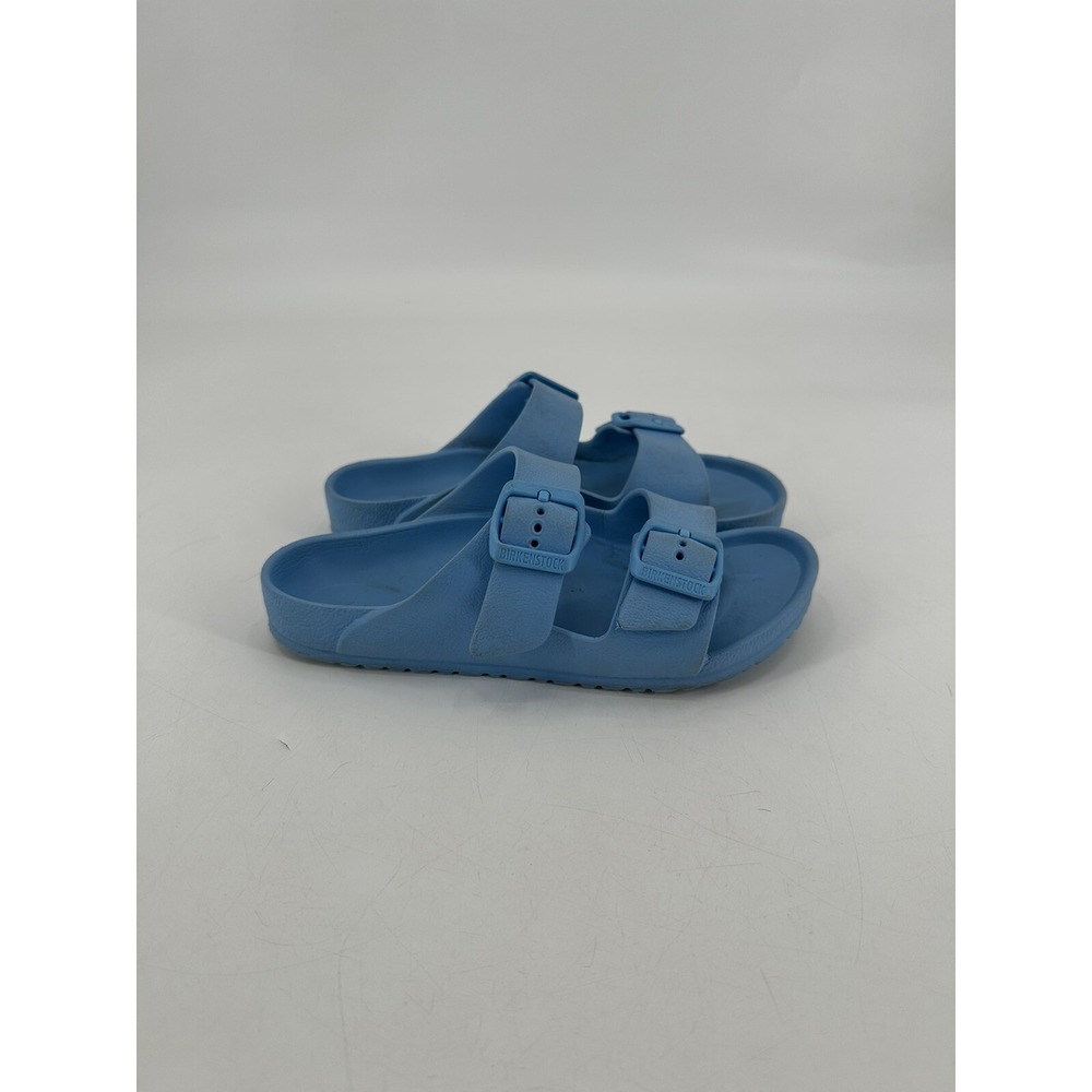 Birkenstock Arizona EVA Sandals Slides Women's Sz 2 / EU 33 Blue Buckle Strap
